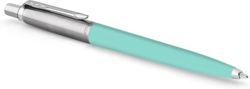 Parker Jotter Originals Pastels Ballpoint Pen - Mint - Retro Collection - Blue Ink - Image 2